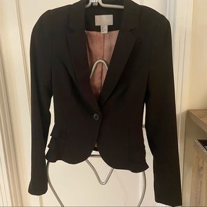 Black fitted blazer